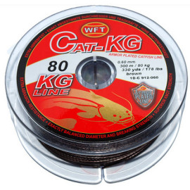Леска WFT CAT 80kg 0.60mm 300m цвет коричневый